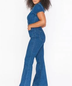 Show Me Your Mumu Everhart Jumpsuit ~ Lunar Blue New Mu 13 Show Me Your Mumu Everhart Jumpsuit ~ Lunar Blue New Mu