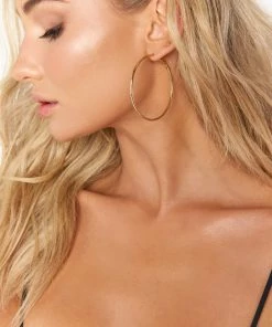 Show Me Your Mumu Accessories Everyday Thin Hoops ~ Gold
