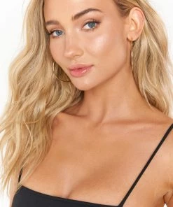 Show Me Your Mumu Accessories Everyday Thin Hoops ~ Gold