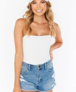 Show Me Your Mumu Accessories Mumu Trucker Hat ~ White/Gold