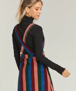 Show Me Your Mumu Connelly Overall Dress ~ Mutown Stripe Denim 10 Show Me Your Mumu Connelly Overall Dress ~ Mutown Stripe Denim