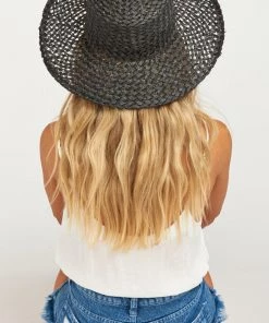 Show Me Your Mumu Accessories Lack Of Color Sunnydip Boater ~ Black