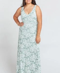 Show Me Your Mumu Dresses Jenn Maxi Dress ~ Lovers Lace Silver Sage 13 Show Me Your Mumu Dresses Jenn Maxi Dress ~ Lovers Lace Silver Sage