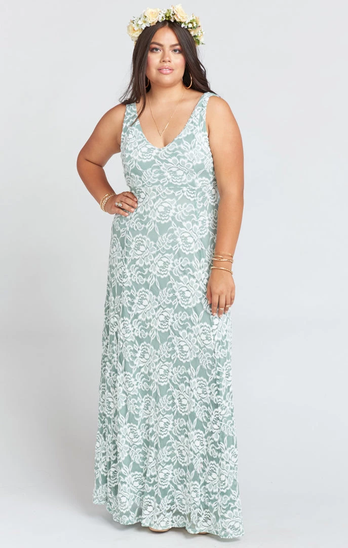 Show Me Your Mumu Dresses Jenn Maxi Dress ~ Lovers Lace Silver Sage 7 Show Me Your Mumu Dresses Jenn Maxi Dress ~ Lovers Lace Silver Sage