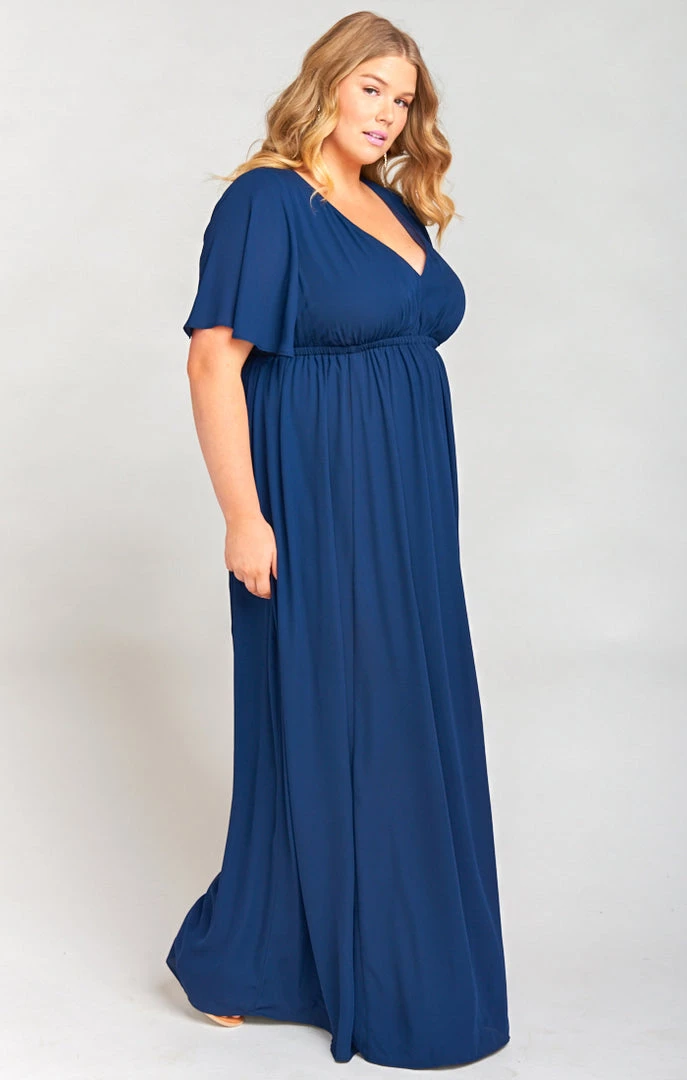 Show Me Your Mumu Emily Empire Maxi Dress ~ Rich Navy Crisp 11 Show Me Your Mumu Emily Empire Maxi Dress ~ Rich Navy Crisp
