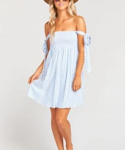 Show Me Your Mumu Maternity Sunny Tie Dress ~ Anchor Stripe