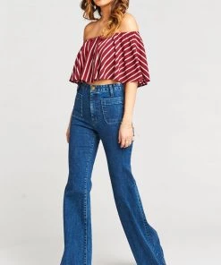 Show Me Your Mumu Farrah Trouser Flare ~ Downpour