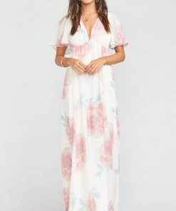 Show Me Your Mumu Faye Flutter Maxi Dress ~ GWSXMUMU Wedding Bells Floral