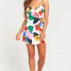 Show Me Your Mumu Dresses Say Jay Wrap Dress ~ Becky Blooms Crepe