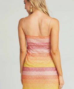 Show Me Your Mumu Clarissa Dress ~ Fiesta Sunset Stripe Clothes
