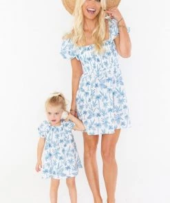 Show Me Your Mumu Anna Dress ~ Blue Lagoon Palm