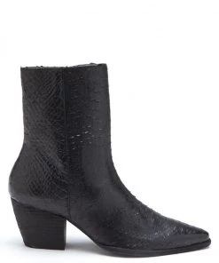 Show Me Your Mumu Accessories Matisse Caty Bootie ~ Black Snake