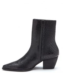 Show Me Your Mumu Accessories Matisse Caty Bootie ~ Black Snake