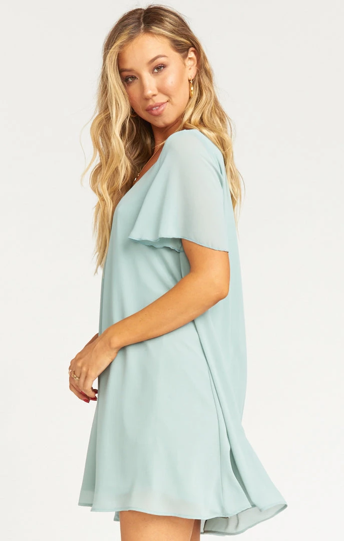 Show Me Your Mumu Clothes Kylie Mini Dress ~ Silver Sage 6 Show Me Your Mumu Clothes Kylie Mini Dress ~ Silver Sage