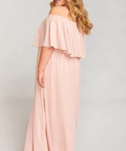 Show Me Your Mumu Maternity Hacienda Maxi Dress ~ Dusty Blush Crisp