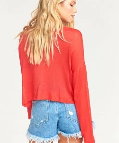 Show Me Your Mumu Cropped Varsity Sweater ~ Cha Cha Cha Knit Tops 8 Show Me Your Mumu Cropped Varsity Sweater ~ Cha Cha Cha Knit Tops