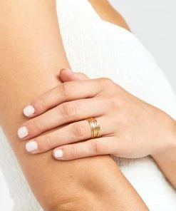 Show Me Your Mumu New Mu Ki.ele Celeste Wrap Ring ~ Gold