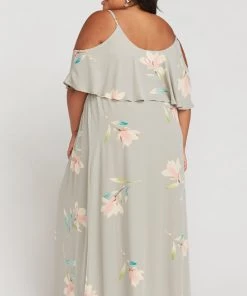Show Me Your Mumu Dresses Caitlin Ruffle Maxi Dress ~ Lily Showers
