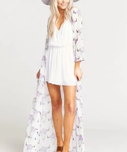 Show Me Your Mumu Olympia Romper ~ White Crisp
