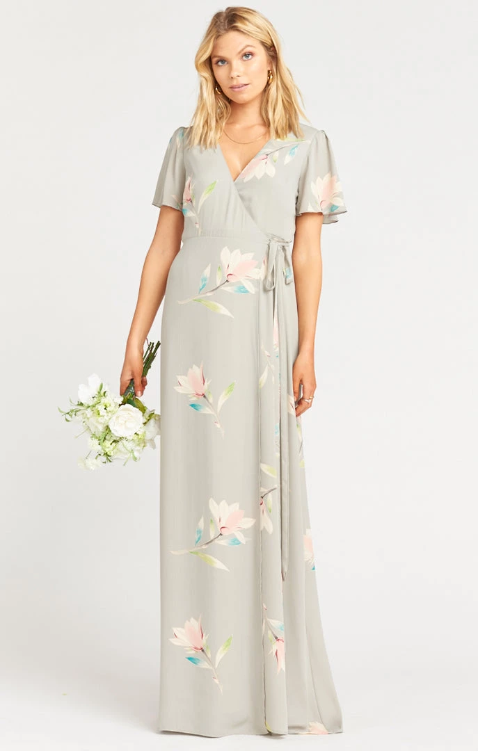 Show Me Your Mumu Noelle Flutter Wrap Dress ~ Lily Showers 3 Show Me Your Mumu Noelle Flutter Wrap Dress ~ Lily Showers