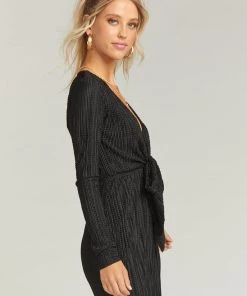 Show Me Your Mumu Monroe Dress ~ Silky Scrunch Black Clothes
