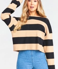Show Me Your Mumu Scholar Sweater ~ Hubble Stripe Knit