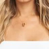 Show Me Your Mumu Ki.ele Jewelry Golden Cowrie Shell Necklace ~ 14K Gold Accessories