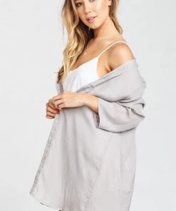 Show Me Your Mumu Downtown Tunic ~ Silver Dollar Satin Clothes