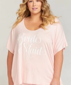 Show Me Your Mumu Clothes Benji Tunic Sleep Set ~ Bridesmaid Pink