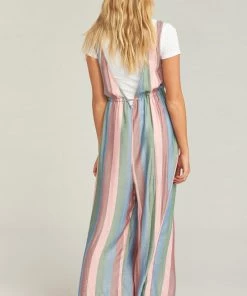 Show Me Your Mumu Joanna Jumpsuit ~ Mutown Stripe Rompers