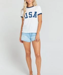Show Me Your Mumu Recess Ringer Tee ~ USA Graphic Clothes