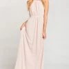Show Me Your Mumu Amanda Maxi Dress ~ Dancing Queen Shine Blush