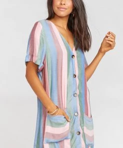Show Me Your Mumu Libba Dress ~ Mutown Stripe