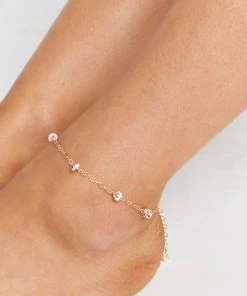 Show Me Your Mumu Ki.ele Jewelry ~ Mini Puka Shell Anklet ~ 14K Gold Accessories