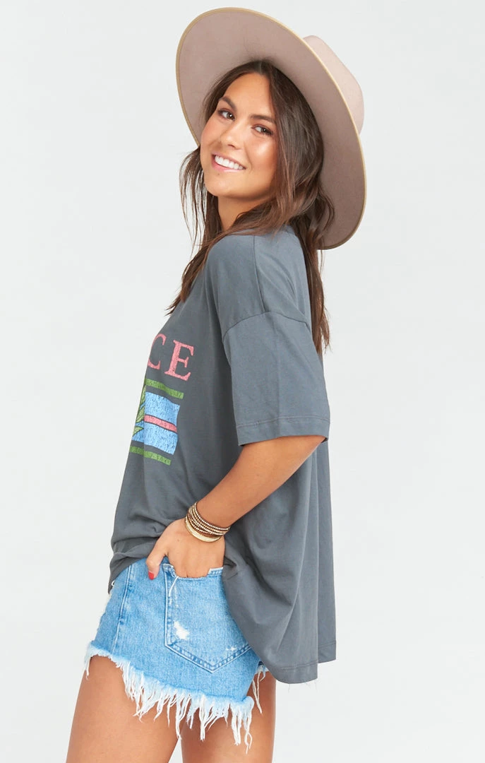 Show Me Your Mumu Travis Tee ~ Venice 1986 Grey Graphic 9 Show Me Your Mumu Travis Tee ~ Venice 1986 Grey Graphic