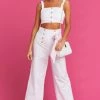 Show Me Your Mumu Stacie Sailor Pants ~ White Poplin Bottoms