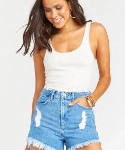 Show Me Your Mumu Houston High Waisted Shorts ~ Tide
