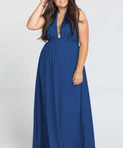 Show Me Your Mumu Luna Halter Dress ~ Rich Navy Crisp 12 Show Me Your Mumu Luna Halter Dress ~ Rich Navy Crisp