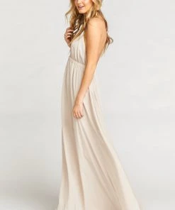 Show Me Your Mumu Luna Halter Dress ~ Show Me The Ring Crisp Bridesmaids Dresses