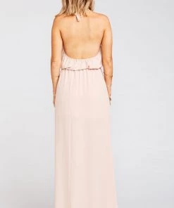 Show Me Your Mumu Heather Halter Dress ~ Dusty Blush Crisp 8 Show Me Your Mumu Heather Halter Dress ~ Dusty Blush Crisp