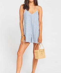 Show Me Your Mumu Rascal Romper ~ She Sails Stripe