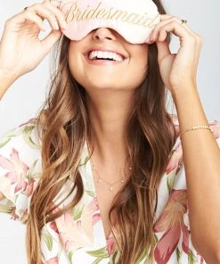 Show Me Your Mumu Sleepy Cottage Bridesmaid Eye Mask ~ Pink Accessories
