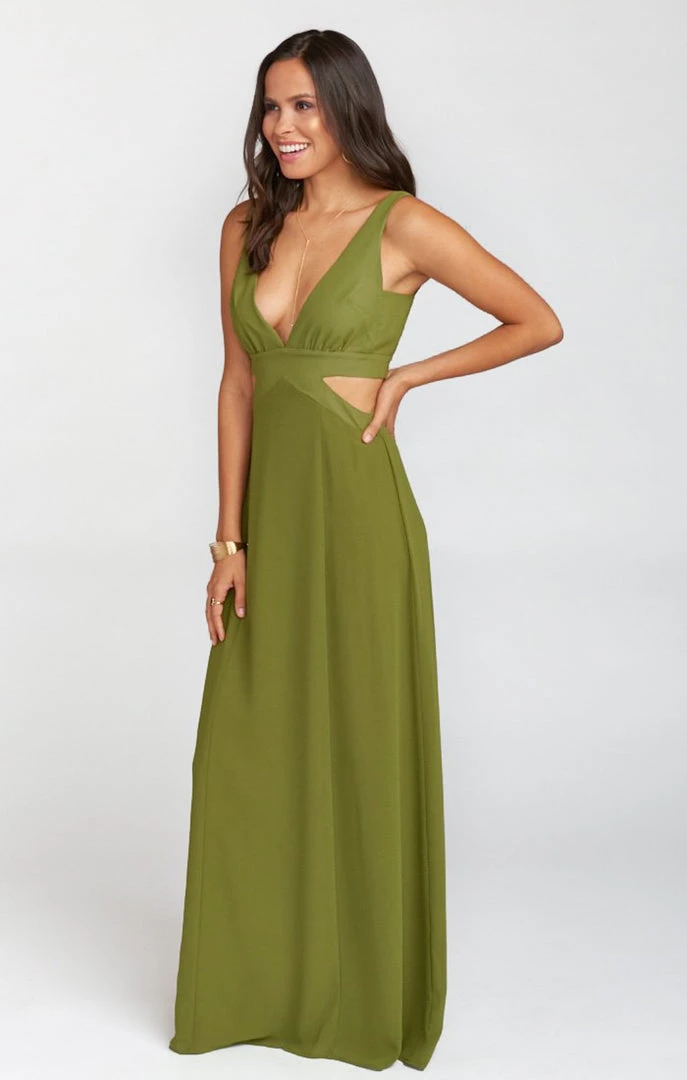 Show Me Your Mumu Kendra Maxi Dress ~ Dusty Olive Chiffon New Mu 4 Show Me Your Mumu Kendra Maxi Dress ~ Dusty Olive Chiffon New Mu