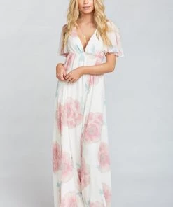 Show Me Your Mumu Faye Flutter Maxi Dress ~ GWSXMUMU Wedding Bells Floral