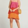 Show Me Your Mumu Gabriela Convertible Skirt Dress ~ Sunset Colorblock Clothes