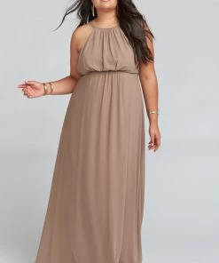 Show Me Your Mumu Amanda Maxi Dress ~ Dune Chiffon Bridesmaids Dresses
