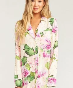 Show Me Your Mumu Beau Sleep Shirt ~ First Look Hydrangea Clothes