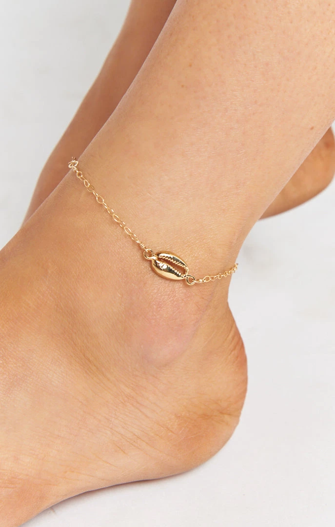 Show Me Your Mumu Accessories Ki.ele Jewelry Ocean Cowrie Shell Anklet ~ 14K Gold 5 Show Me Your Mumu Accessories Ki.ele Jewelry Ocean Cowrie Shell Anklet ~ 14K Gold