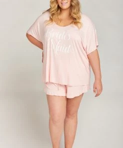 Show Me Your Mumu Clothes Benji Tunic Sleep Set ~ Bridesmaid Pink