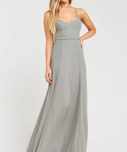 Show Me Your Mumu Godshaw Goddess Gown ~ Soft Charcoal Crisp Bridesmaids Dresses 11 Show Me Your Mumu Godshaw Goddess Gown ~ Soft Charcoal Crisp Bridesmaids Dresses